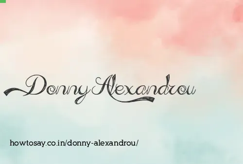 Donny Alexandrou