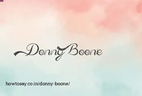 Donny Boone