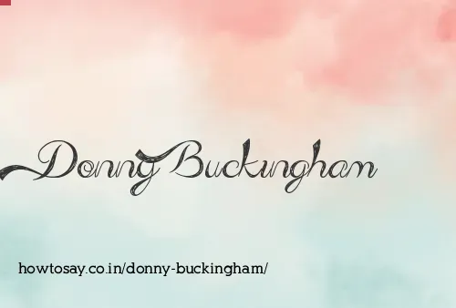 Donny Buckingham