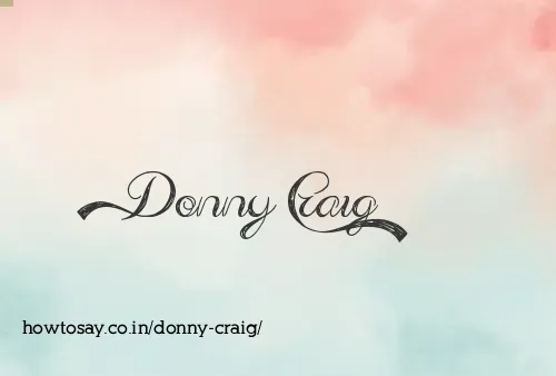 Donny Craig
