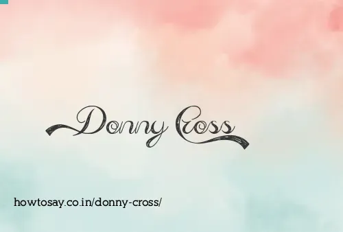 Donny Cross