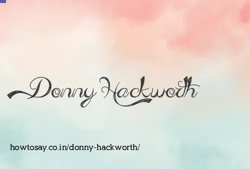 Donny Hackworth