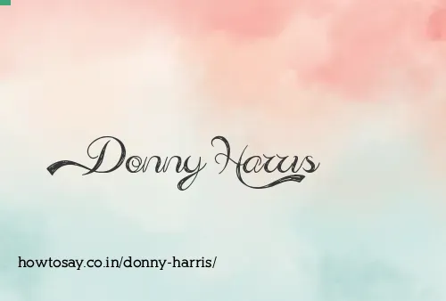 Donny Harris
