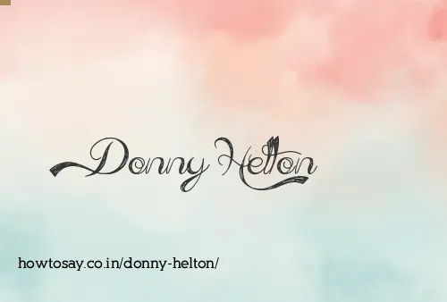 Donny Helton