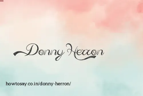 Donny Herron