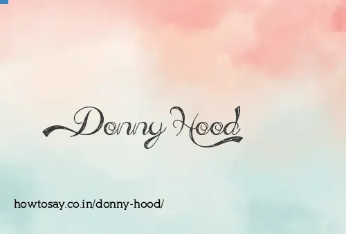 Donny Hood