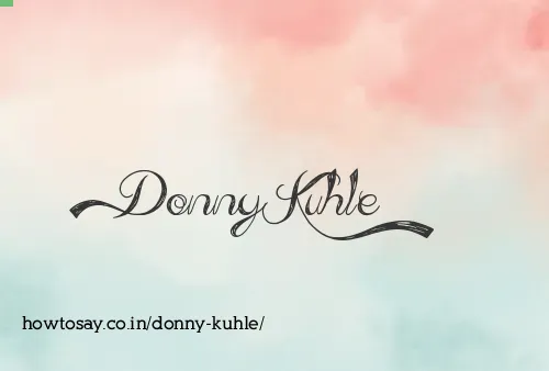 Donny Kuhle