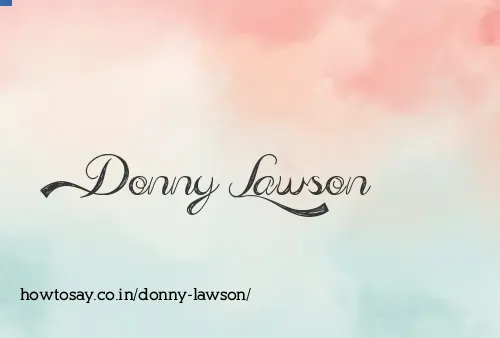 Donny Lawson
