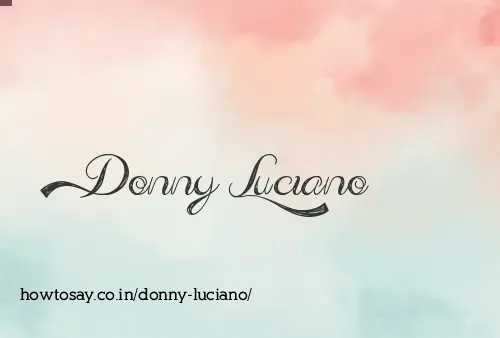 Donny Luciano