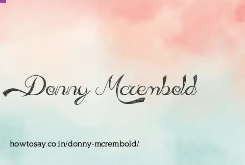 Donny Mcrembold