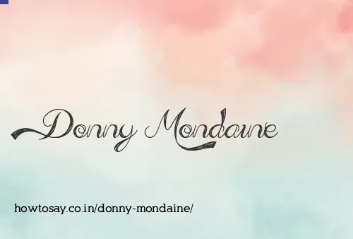 Donny Mondaine