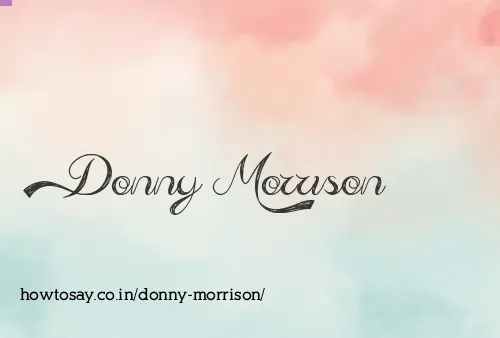 Donny Morrison