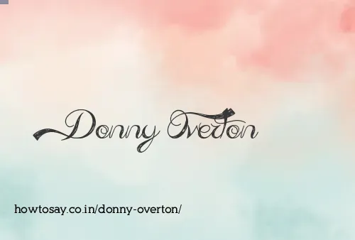 Donny Overton