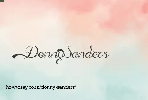 Donny Sanders