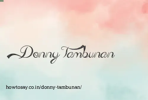 Donny Tambunan