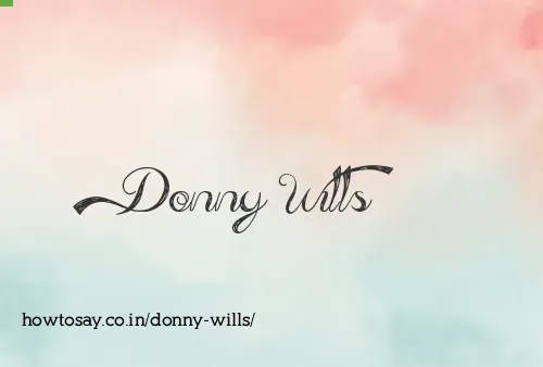 Donny Wills