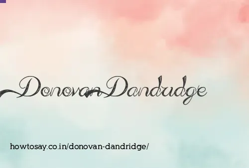 Donovan Dandridge