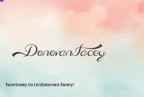 Donovan Facey