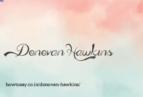 Donovan Hawkins
