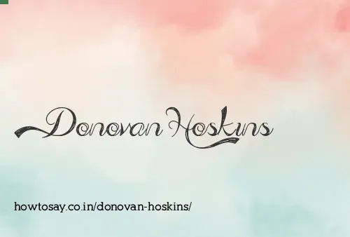 Donovan Hoskins