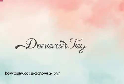 Donovan Joy