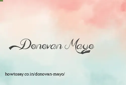 Donovan Mayo