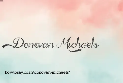Donovan Michaels