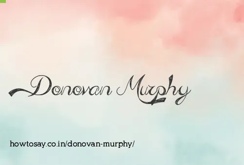 Donovan Murphy