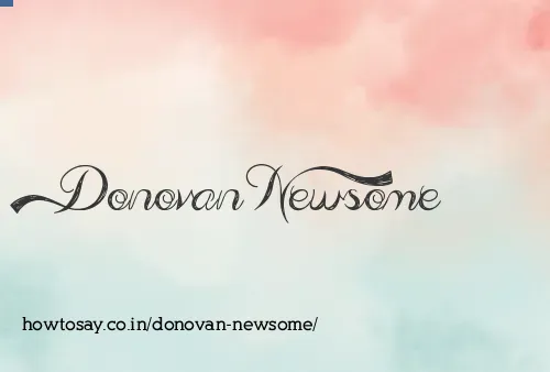 Donovan Newsome