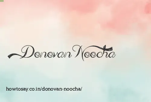 Donovan Noocha