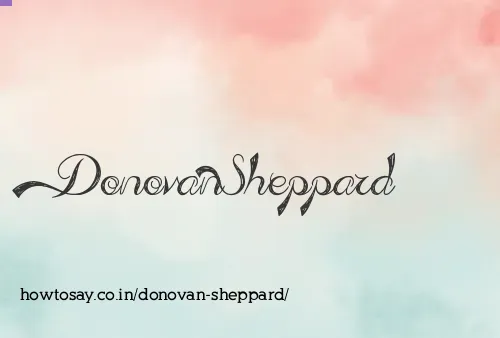 Donovan Sheppard