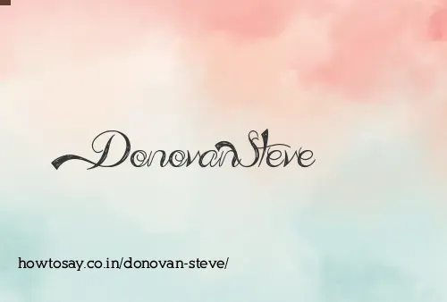 Donovan Steve