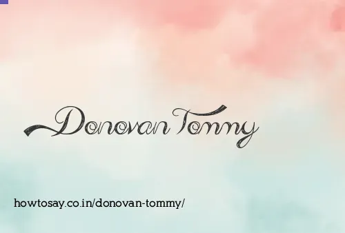 Donovan Tommy