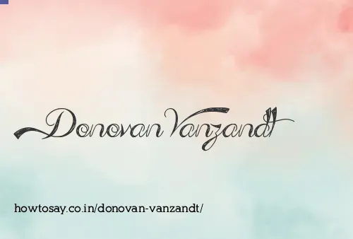 Donovan Vanzandt