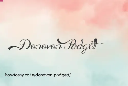 Donovon Padgett