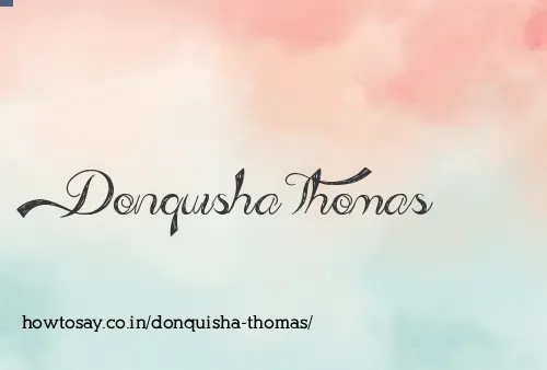 Donquisha Thomas