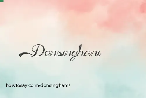 Donsinghani