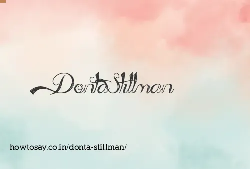 Donta Stillman