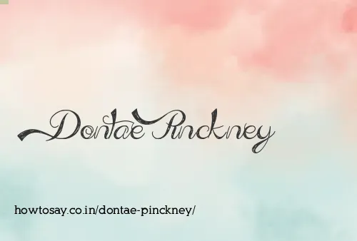Dontae Pinckney