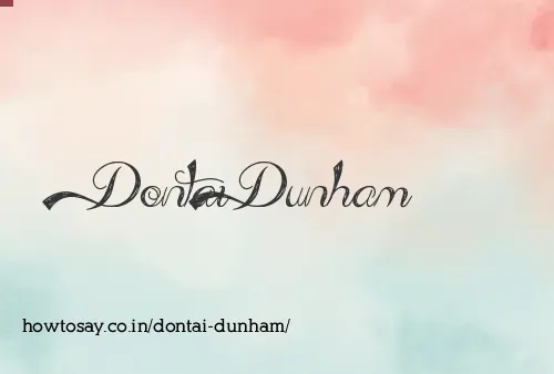 Dontai Dunham