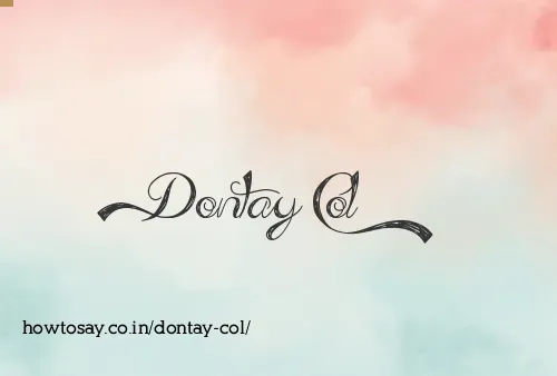 Dontay Col