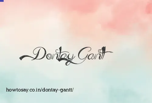 Dontay Gantt