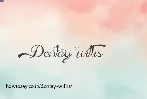 Dontay Willis