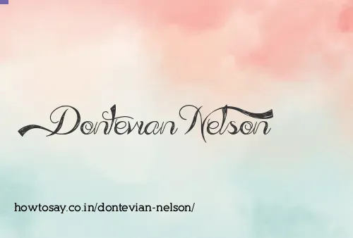 Dontevian Nelson