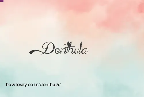 Donthula