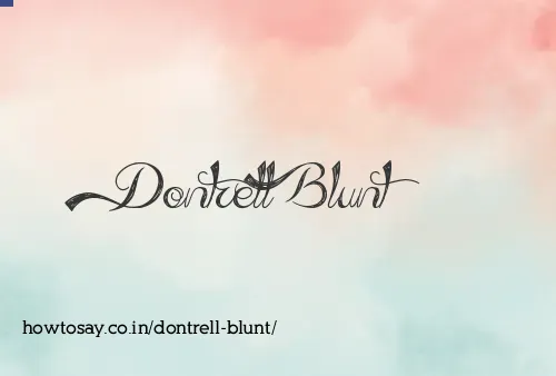 Dontrell Blunt