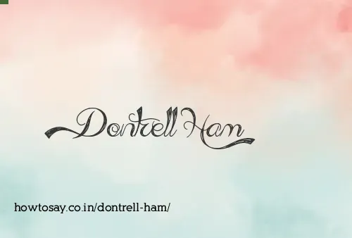 Dontrell Ham