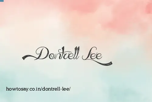Dontrell Lee