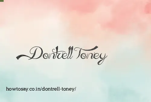 Dontrell Toney
