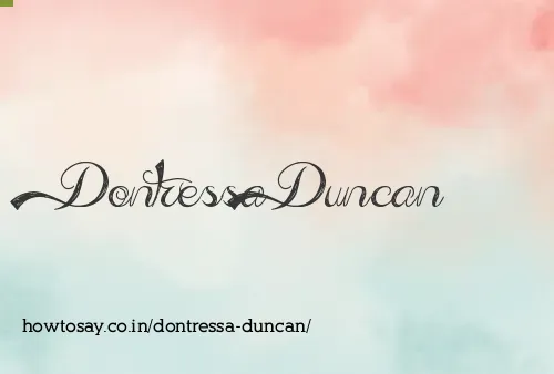 Dontressa Duncan
